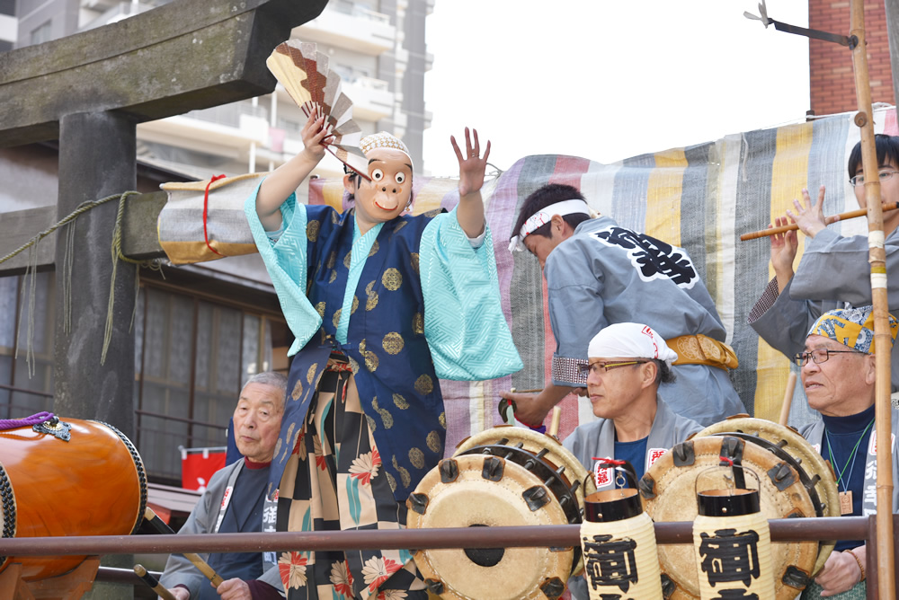 坂稲荷神社　重松流祭囃子